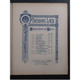 LACK Théodore La Gitane Piano 1904