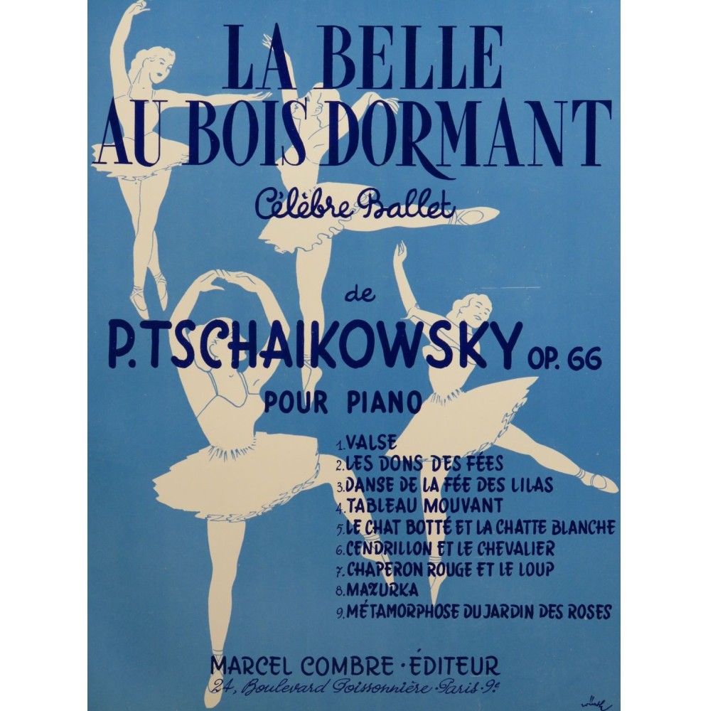 TSCHAIKOWSKY P. I. La Belle au Bois Dormant Ballet Piano