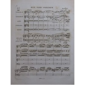 NAUDÉ Ecce Panis Motet Chant Orchestre ou Orgue XIXe