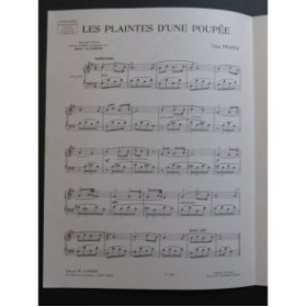 FRANCK César Les Plaintes d'une Poupée Piano