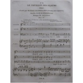 DALAYRAC Nicolas Le Pavillon des Fleurs No 4 Chant Piano ca1823