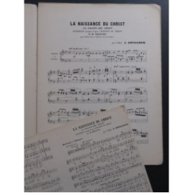 ARTIGARUM J. La Naissance du Christ Pastorale Berlioz Chant Orgue ca1889