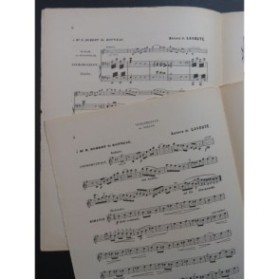 DE LAVOUTE Arthur Romance Piano Violon et Violoncelle ca1880