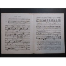 LOUIS N. Prière de Noë Chant Piano ca1840