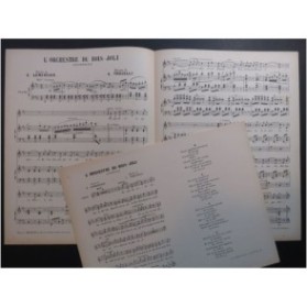 TROJELLI A. L'Orchestre du Bois Joli Chant Piano ca1880