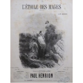 HENRION Paul L'Étoile des Mages Chant Piano 1861