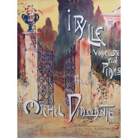 DIAMANTE Michel Idylle Piano ca1920