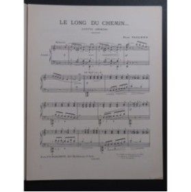 FAUCHEY Paul Le Long Chemin Piano 1912