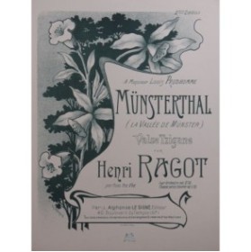 RAGOT Henri Münsterthal Piano ca1900