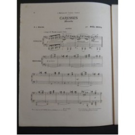 BRUSA Noël Caresses Mazurka Piano 4 mains ca1880