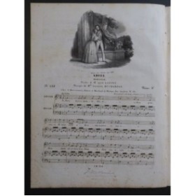 DUCHAMBGE Pauline Adieu Chant Piano ca1830