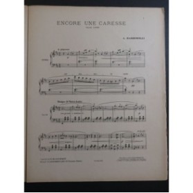 BARBIROLLI A. Encore une Caresse Piano 1919