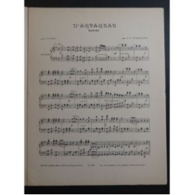 MARCHETTI F. D. D'Artagnan Piano 1901