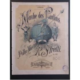 STRETTI R. Marche des Pantins Piano ca1885