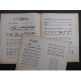 HENRION Paul Pauvres Moineaux Chant Piano ca1880