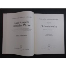 MOZART W. A. Orchesterwerke Serie IV Orchestre 1985