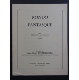 DEPELSENAIRE Jean-Marie Rondo Fantastique Piano Trompette 1962