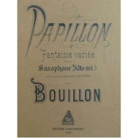BOUILLON P. Papillon Air Varié Piano Saxophone