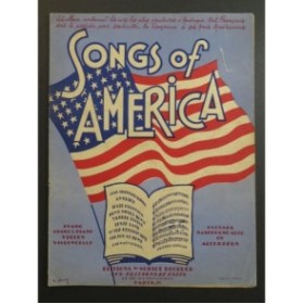 Songs of America 24 Pièces Chant Piano 1944