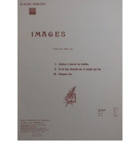 DEBUSSY Claude Images 2ème Série pour Piano