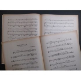 DEFOSSE Henry Serenata Piano Violon ou Violoncelle 1931