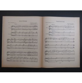 REUTER Saga Douze Mélodies Piano 4 mains 1923