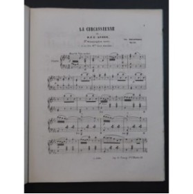 NEUSTEDT Charles La Circassienne Transcription No 3 Piano ca1861