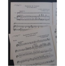 RIMSKY-KORSAKOFF N. Fantaisie de concert op 33 Piano Violon 1921