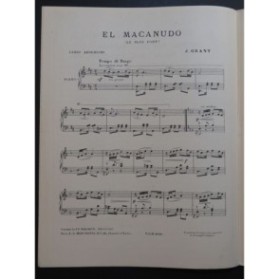 GRANT J. El Macanudo Piano 1914