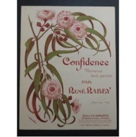 RABEY René Confidence Piano ca1920