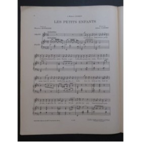 LANDRY Albert Les petits enfants Chant Piano ca1910