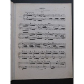 MENDELSSOHN Le Songe d'une Nuit d'été Scherzo Piano 4 mains ca1857