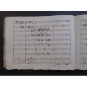 MARTINI Vincenzo La capricciosa corretta Aria Manuscrit Chant Orchestre ca1800