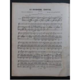 DARCIER Joseph Le Bonhomme Chopine Nanteuil Chant Piano ca1870