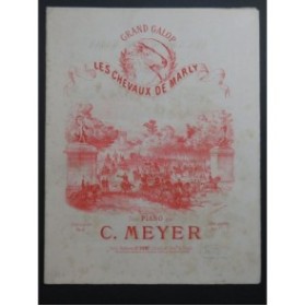 MEYER C. Les chevaux de Marly Piano ca1880