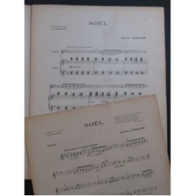 LEMAIRE Gaston Noël Violon Piano 1933