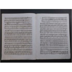 DE BEAUPLAN Amédée Le Soldat et le Berger Chant Piano ca1820
