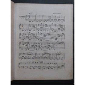CLEMENTI Muzio Sonate choisie No 5 Piano ca1860