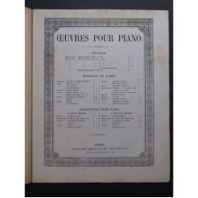 CHOPIN Frédéric Grande Valse Mi bémol op 18 Piano ca1877