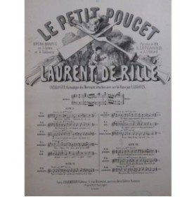 DE RILLÉ Laurent Le Petit Poucet No 8 Chant Piano ca1870