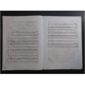 DE BEAUPLAN Amédée Taisez-vous, je ne vous crois pas Chant Piano Harpe ca1820