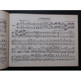 BEETHOVEN MENDELSSOHN Symphonies Piano 4 mains