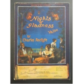 ANCLIFFE Charles Nights Of Gladness Piano 1912