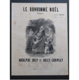 COUPLET Jules Le Bonhomme Noël Chant Piano ca1840