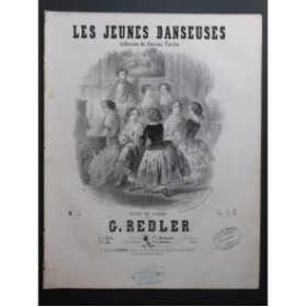 REDLER G. Les Jeunes Danseuses Mariquitta Piano ca1855