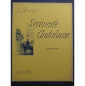 STRIMER Joseph Sérénade Andalouse Piano ca1925