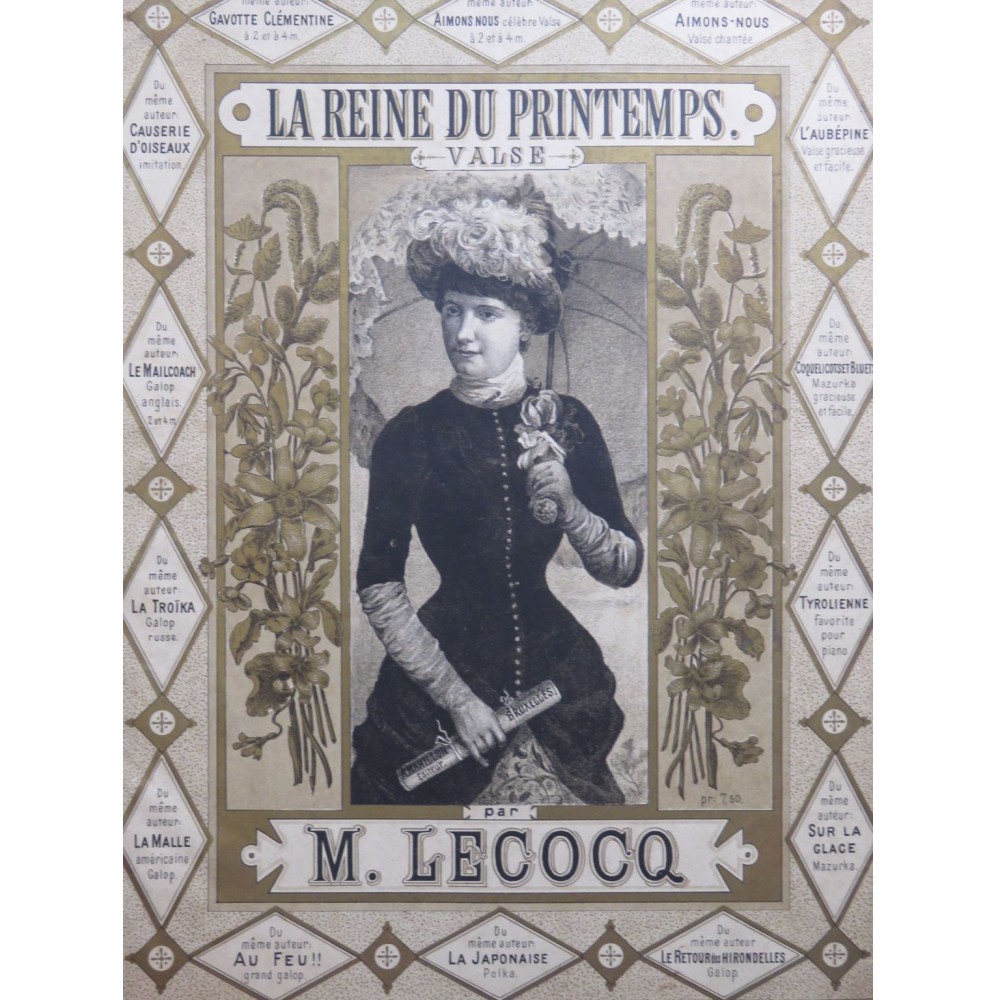 LECOCQ Maurice La Reine du Printemps Piano