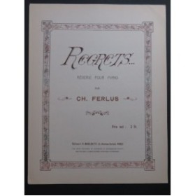 FERLUS Charles Regrets Piano