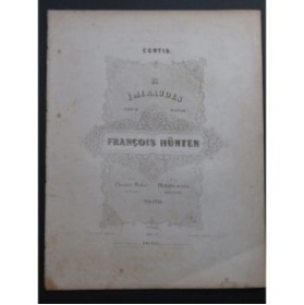 HÜNTEN François Les Émeraudes No 2 Piano ca1840