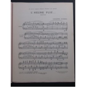 GUERRA Giuseppe L'heure fuit... Piano 1913